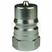 DIXON H Series Hydraulic Interchange Coupler, 1 in x 1-11-1/2 Nominal, Quick-Connect x Female NPTF, Steel,  H8F8